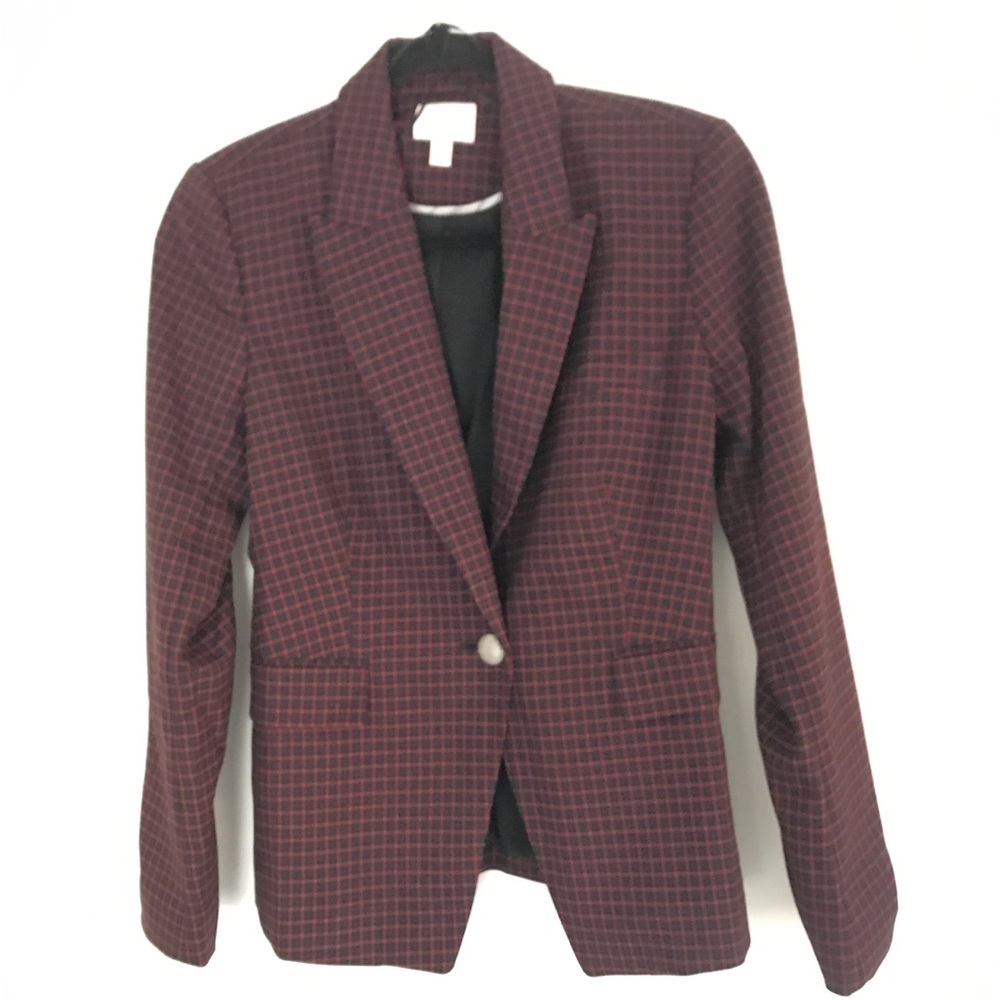 Riley & Rae Reid Mini-Checkered Blazer - Picture 10 of 13